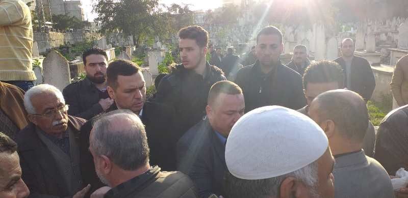 صور- تشييع جثمان الحاج معين أمين مشتهى بموكب جنائزي مهيب في غزة