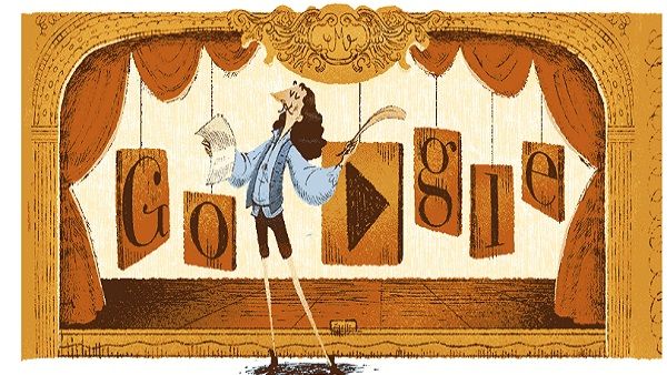 تعرف على النهاية المأساوية لـ موليير Molière الذي يحتفل به جوجل Google