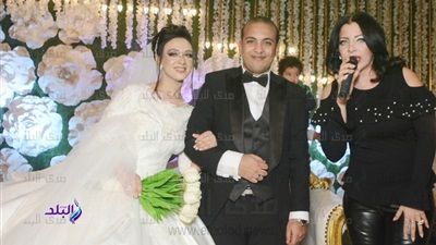 كارين نوالي وياسر عدوية يشعلان زفاف هشام الشريف ورانيا الجبالي.. صور