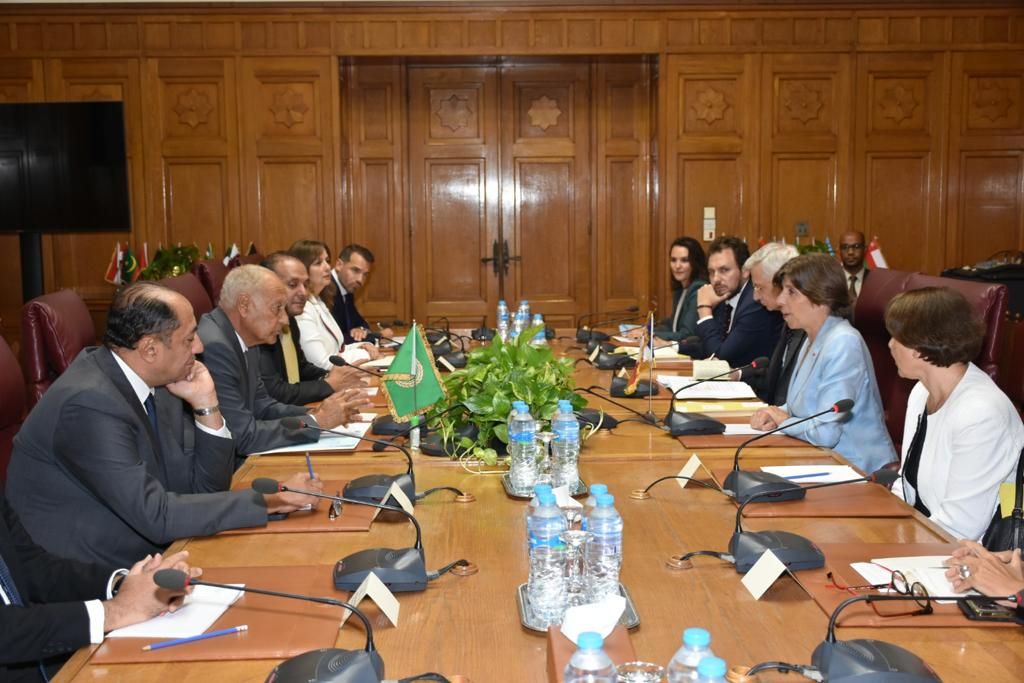 أبو الغيط يؤكد لوزير خارجية فرنسا أهمية الاعتراف بالدولة الفلسطينية المستقلة