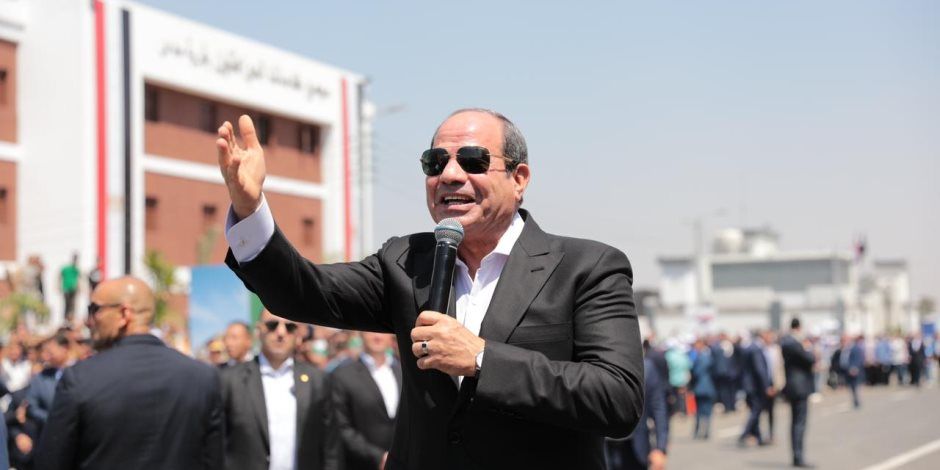 الرئيس السيسي يفتتح عددا من المشروعات في بني سويف عبر تقنية الفيديو كونفرانس