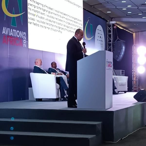 وزير الطيران المدنى يشارك فى قمة الطيران الأفريقي 2023 African Aviation Summit...