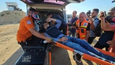 إصابات خلال قمع العدو الصهيوني لمسيرات غاضبة في غزة