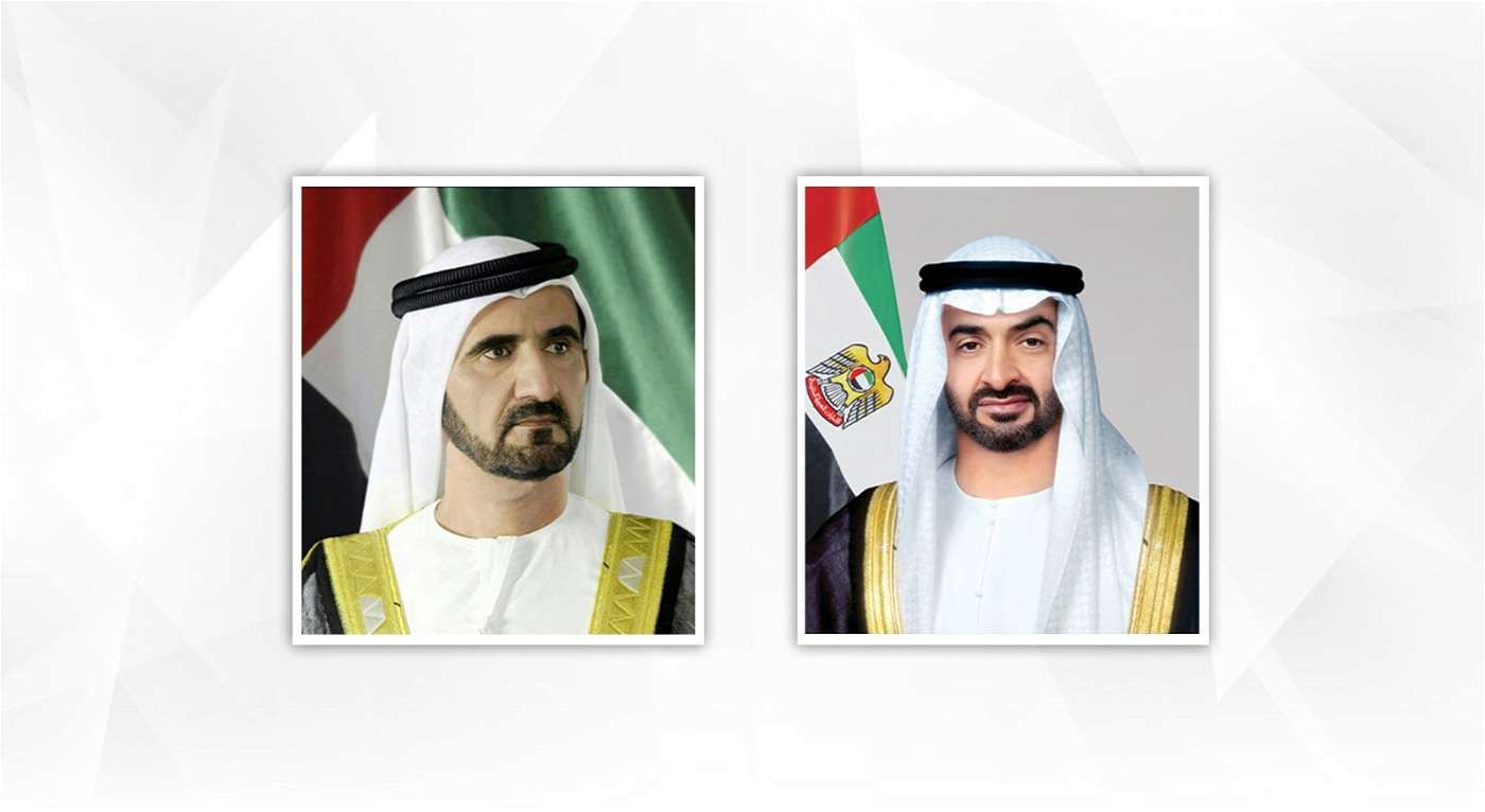 محمد بن زايد ومحمد بن راشد يستقبلان سلطان النيادي لدى عودته للوطن