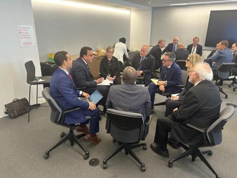 وزير الصحة يشارك في اجتماع مبادرة منتدى الاقتصاد العالمي لدعم التصنيع المحلي