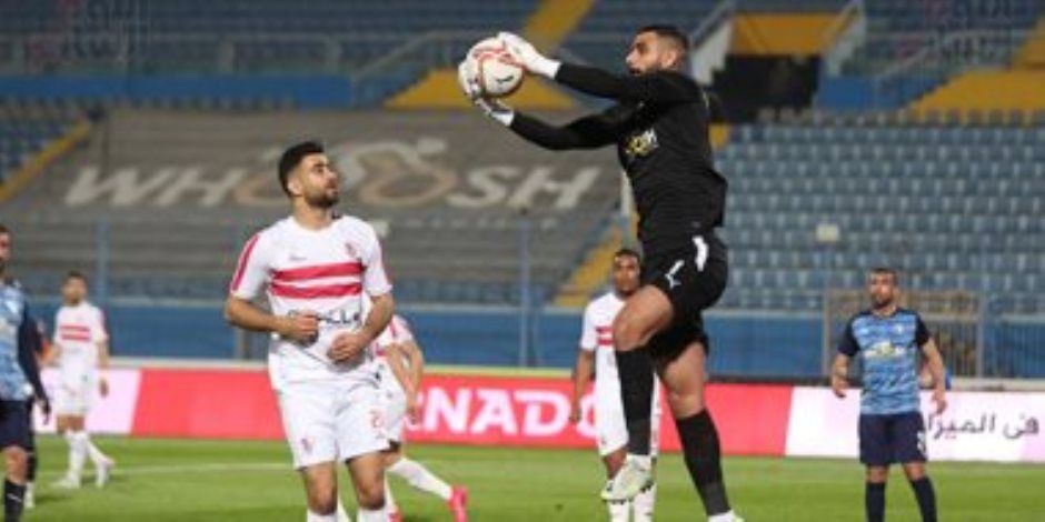 بيراميدز يتقدم علي الزمالك بهدف نظيف في الشوط الأول