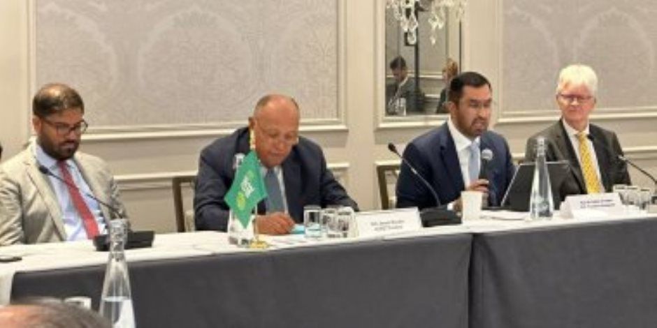 سامح شكرى يشارك بالاجتماع الوزاري حول التقييم العالمى الأول تحت اتفاق باريس للمناخ