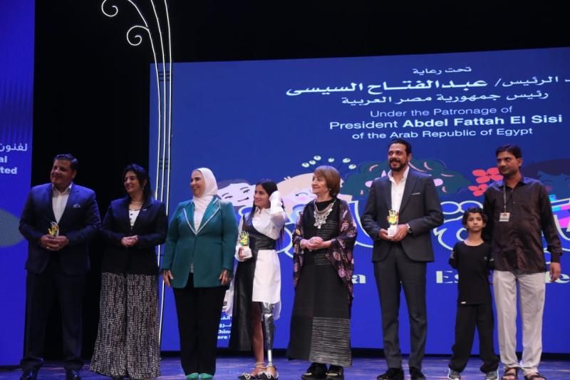 وزيرتا الثقافة والتضامن تشهدان افتتاح فعاليات الدورة السابعة للملتقى الدولي لفنون ذوي...
