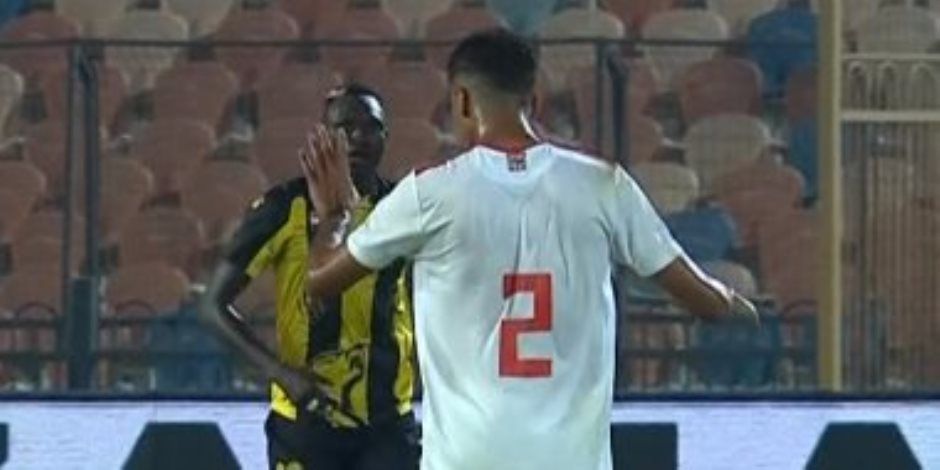 انتهاء الشوط الأول بين الزمالك والمقاولون العرب بالتعادل السلبي بدون اهداف