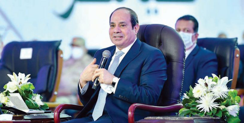 السيسي يهنئ الملك سلمان وولي عهده باليوم الوطني السعودي