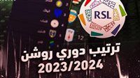 ترتيب دوري روشن للمحترفين 2023-2024 قبل لقاءات اليوم الجمعة