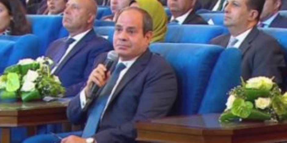 الرئيس السيسي: نعمل بمعدلات أداء كبيرة للدولة ولصالح الوطن