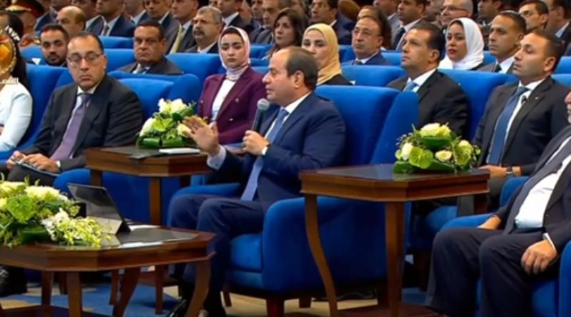 السيسى: لولا أحداث 2011 ما كانش سد النهضة أتبنى