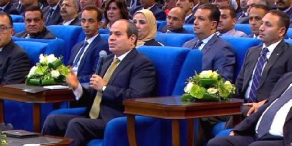 الرئيس السيسي: نعمل على إضافة 4 ملايين فدان للأراضي الزراعية