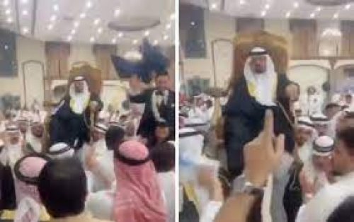 عريس سعودي يتجاوز كل الحدود ويسمح لاصدقائة القيام بهذا الأمر مع عروسة يوم زفافه!!