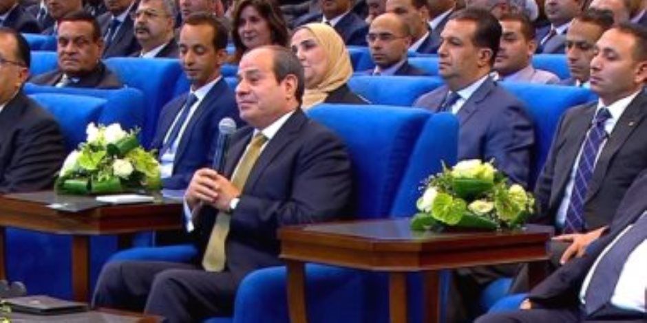 الرئيس السيسي: لدينا قطاع مهم في تعليم الطلاب يوفر فرص عمل بأرقام كبيرة وهو قطاع الاتصالات