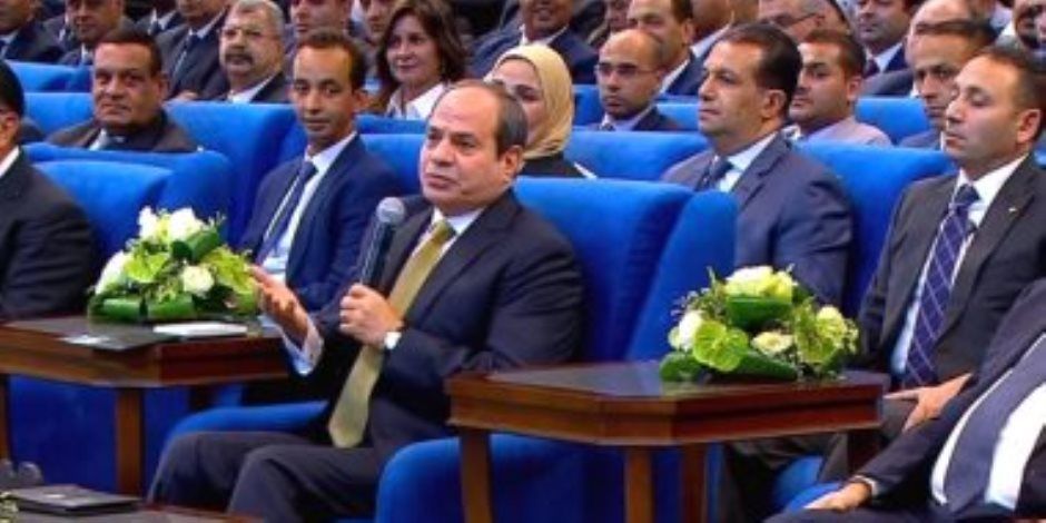 الرئيس السيسى: موضوع الزيادة السكانية له بعد خطير جدا فى الاستقرار