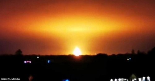 كرة نارية تضيء سماء أكسفورد