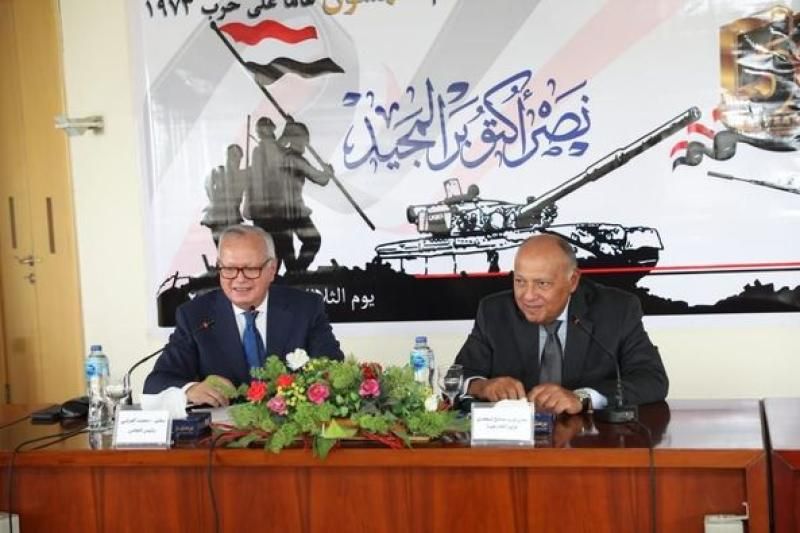 وزير الخارجية يشارك في ندوة المجلس المصري للشئون الخارجية بمناسبة الاحتفال بالذكرى...