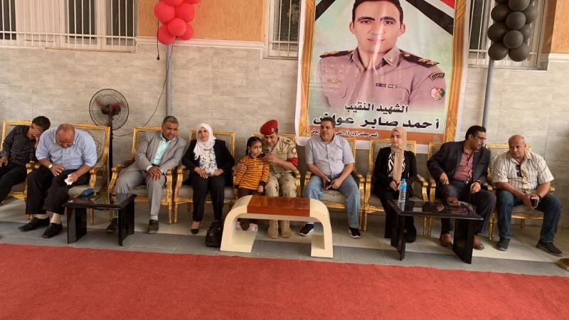 القوات المسلحة تكرم أبناء الشهداء ومصابى العمليات الحربية فى بداية العام الدراسى...