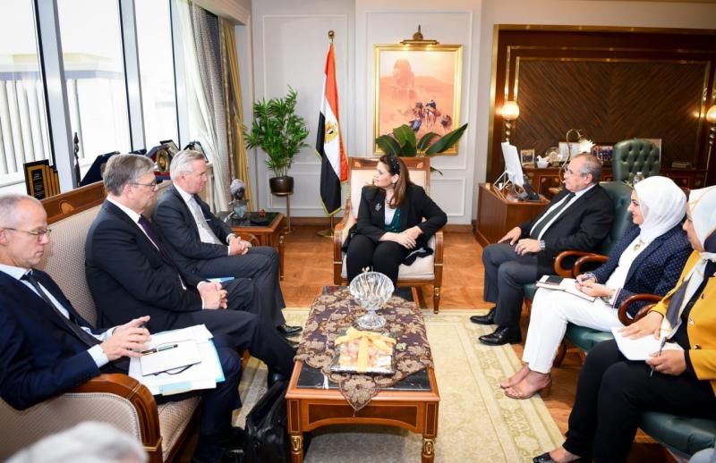 وزيرة الهجرة تستقبل وزير الهجرة الهولندي والوفد المرافق له لتعزيز التعاون في...