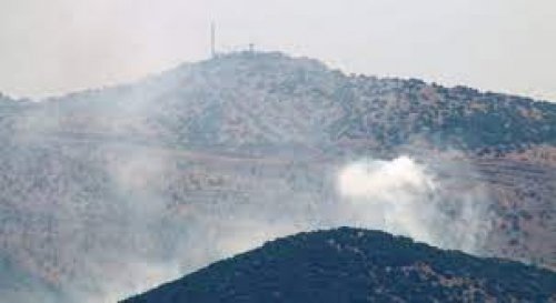 جيش الاحتلال يقصف مواقع لحزب الله في مزارع شبعا