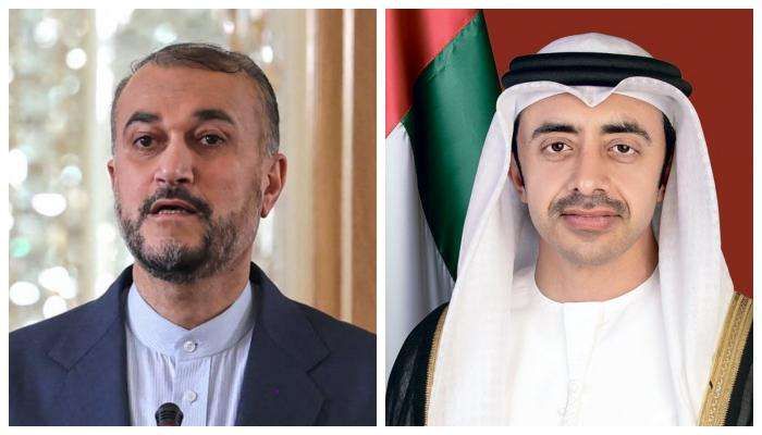 عبدالله بن زايد يتلقى اتصالاً هاتفيا من وزير خارجية إيران