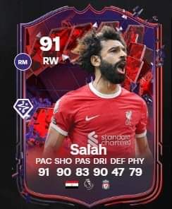 الثاني بعد هالاند.. كارت خارق جديد لمحمد صلاح في لعبة EA FC 24