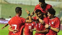 المنتخب الأوليمبي يحتفل على طريقة "حنظلة" أمام الأردن