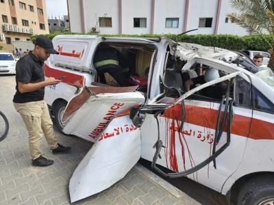 أخبار اليمن : استشهاد 28 كادرا طبيا فلسطينياً جراء قصف الاحتلال الصهيوني