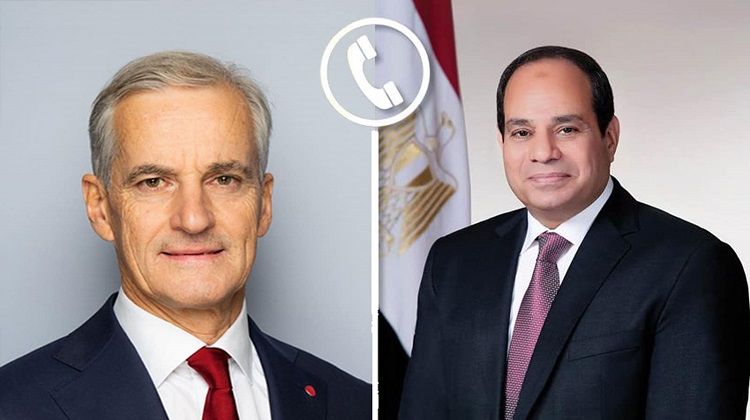 السيسي ورئيس وزراء النرويج يؤكدان أهمية إيصال المساعدات…