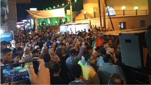 وقفات تضامنية في إربد مع الشعب الفلسطيني