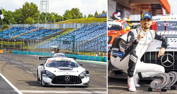 الفيصل الزبير يسعى إلى تكرار وقوفه على منصة التتويج بحلبة برشلونة آخر محطات جي تي