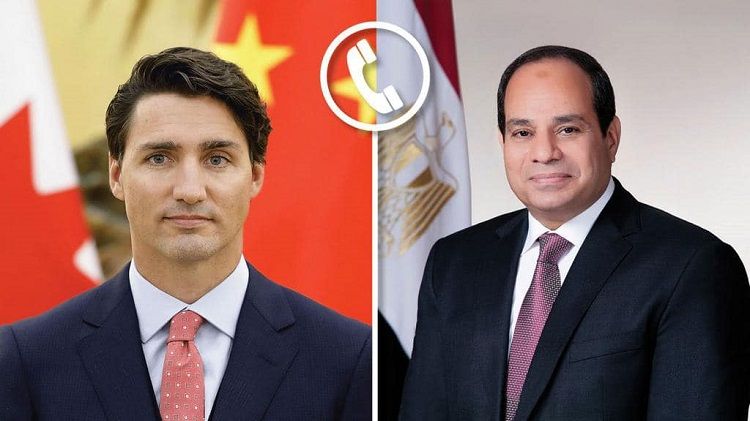 السيسي ورئيس وزراء كندا يناقشان مستجدات التصعيد العسكري على…