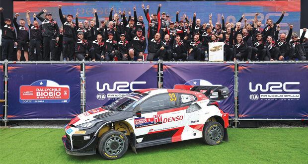 فريق تويوتا جازو للسباقات يعتلي منصة التتويج فـي رالي تشيلي
