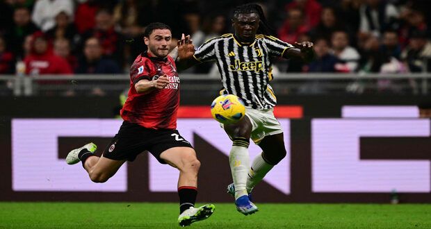 يوفنتوس يفوز على ميلان فـي عقر داره فـي الدوري الإيطالي