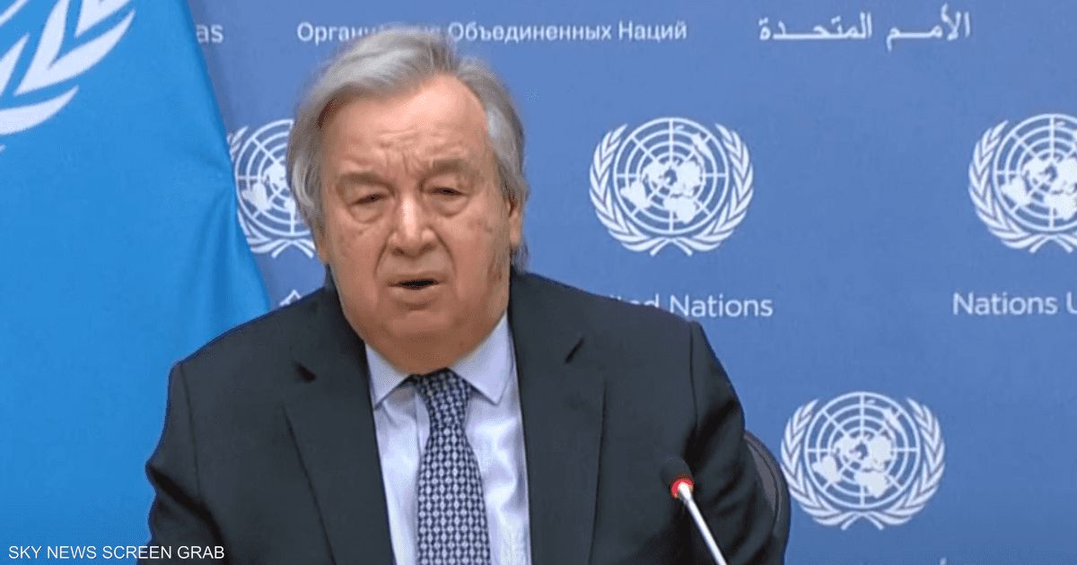 العالم اليوم - "لم أبرر أفعال حماس".. غوتيريش "مصدوم" من عقاب إسرائيل