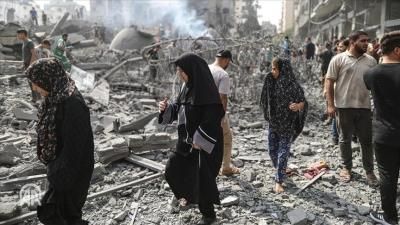 أخبار اليمن : "أونروا": 600 ألف شخص نزحوا في قطاع غزة