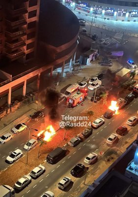 أولي .. انفجارات في الرملة .. فيديو