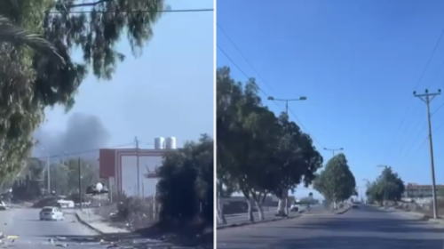 المدفعية الإسرائيلية تقصف سيارة مدنية