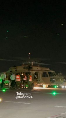 فيديو .. طائرة تنقل مصابي الاحتلال من غزة إلى المشافي