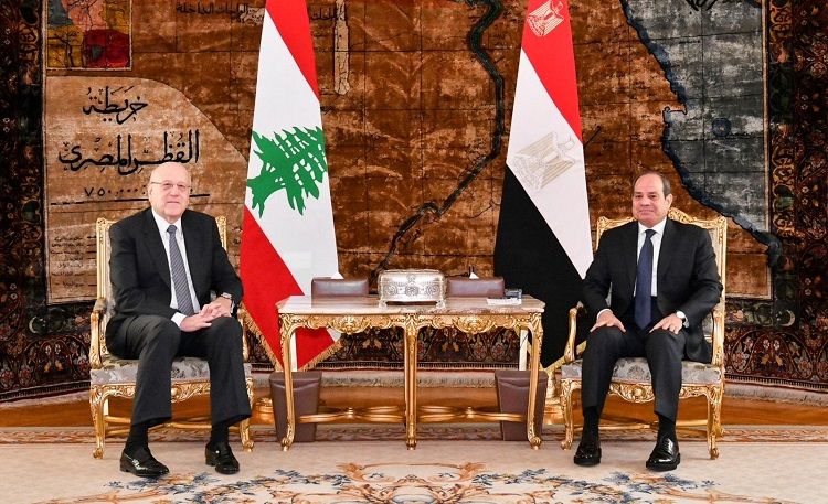 السيسي ورئيس وزراء لبنان يؤكدان أهمية العمل الدولي المكثف…