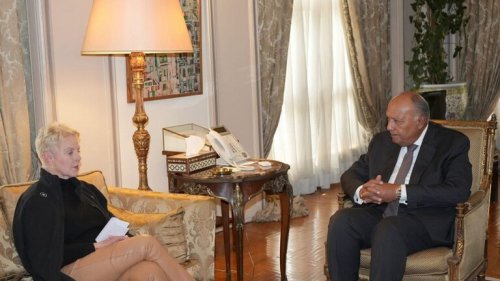 سامح شكري:إسرائيل تعيق مرور المساعدات إلى غزة