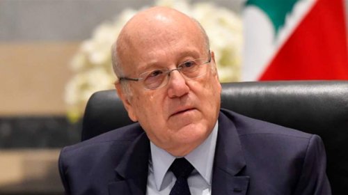 ميقاتي يدين استهداف سيارة مدنية في جنوب لبنان