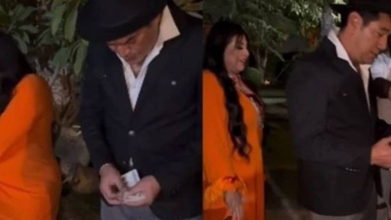 فنان مصري يثير الجدل أثناء تبرعه لسكان غزة المنكوبة