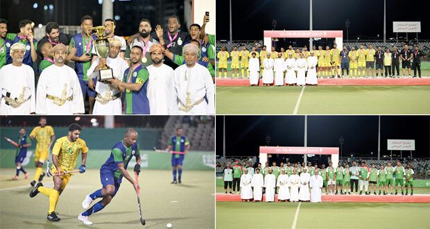 فـي ختام دوري عام الهوكي أهلي سداب يحتفظ باللقب للمرة الثانية على التوالي والسيب وصيفا وصحار ثالثا