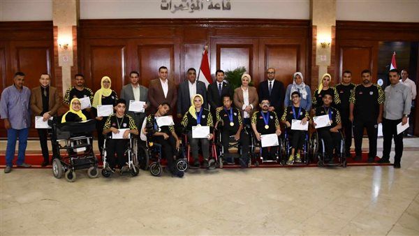 وزير الرياضة يكرم المنتخب المصري للبوتشا بعد تتويجه ببطولة افريقيا والتأهل إلى الاوليمبياد البارالمبي 2024
