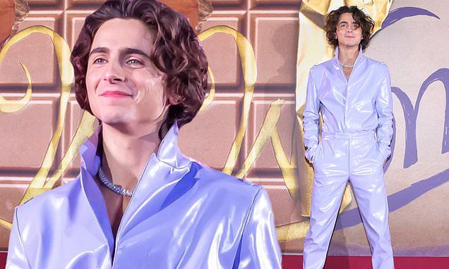 تيموثي شالمي يحتفل بالعرض الخاص لفيلم Willy Wonka في طوكيو