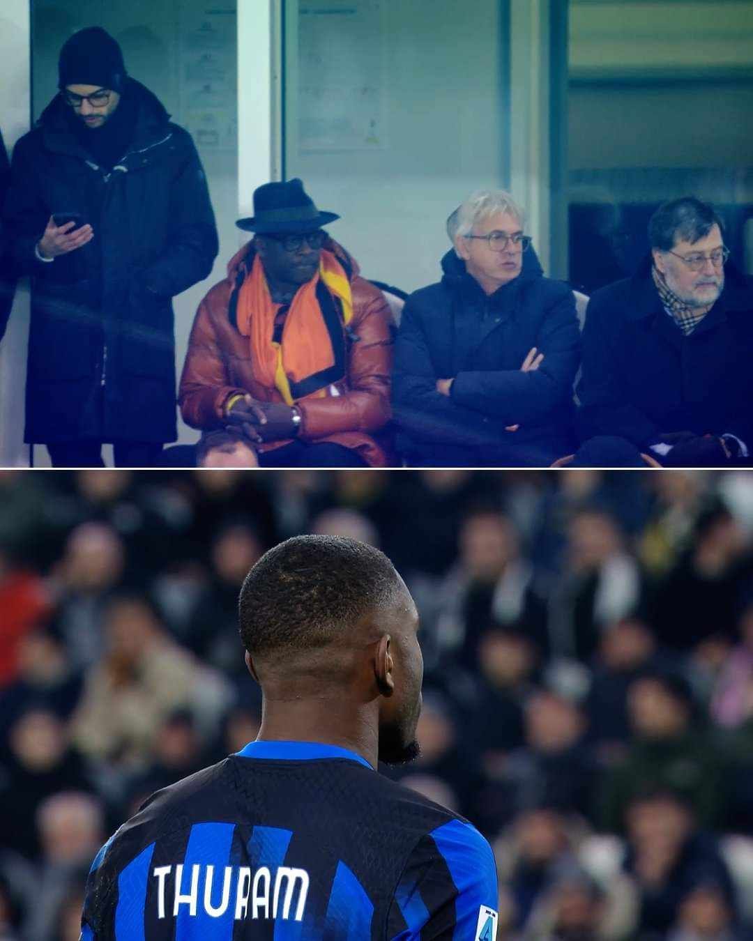 تورام الأب يتابع ماركوس من مدرجات كلاسيكو يوفنتوس وإنتر ميلان بالدوري الإيطالي