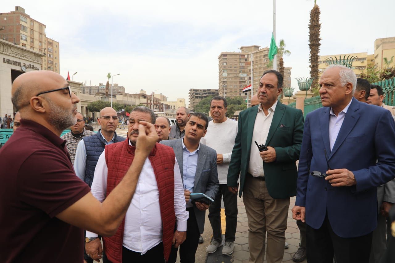 محافظ الجيزة يتفقد أعمال التطوير بمحيط المشروعات القومية بعدد من المناطق